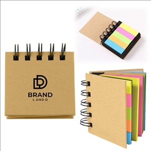 Pocket Size Spiral Sticky Note Pad